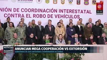 CdMx y Edomex acuerdan acciones para erradicar la extorsión