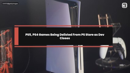 PS5, PS4 Games Being Delisted From PS Store as Dev Closes