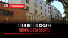 Liceo Giulio Cesare, nuova lista stupri