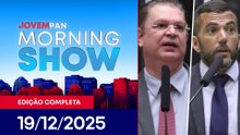 PF MIRA SÓSTENES E JORDY /TARCÍSIO APOIA FLÁVIO /EDUARDO E RAMAGEM CASSADOS |MORNING SHOW - 19/12/25