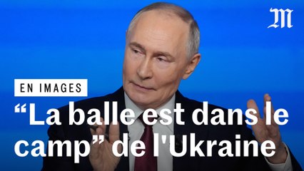 Vladimir Poutine : « la balle est dans le camp » de l'Ukraine et des Occidentaux