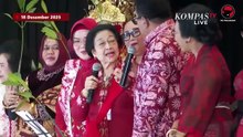Momen Ketum PDIP Megawati Bernyanyi Galang Donasi untuk Bencana Banjir Sumatera