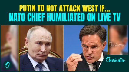 Putin Explodes at NATO Chief LIVE| Putin TAUNTS Rutte Over US Strategy and Russia War Claims