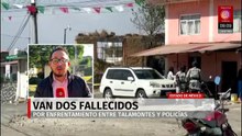 Dos fallecidos tras enfrentamiento entre talamontes y policías en Edomex