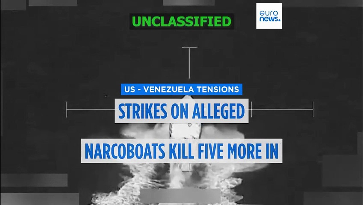US strikes on narcoboats kill five more in Pacific amid mounting Venezuela tensions
