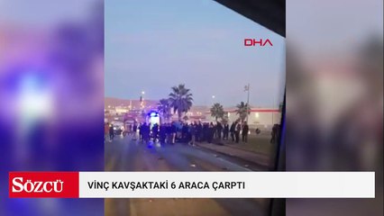 Şırnak’ta vinç, kavşaktaki 6 araca çarptı; 7 yaralı
