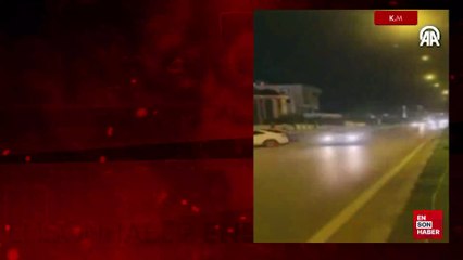 Kahramanmaraş’ta motosiklet üzerinde tehlikeli yolculuk pahalıya patladı