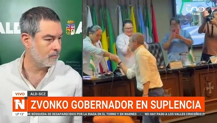 ALD posesiona a Zvonko Matkovic como gobernador en suplencia temporal