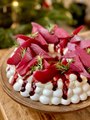 Ma Pavlova de Noël | Meringue Crousti Fondante, Poires Pochées au Vin Chaud, Chantilly Mascarpone
