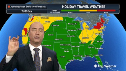 Holiday travel weather