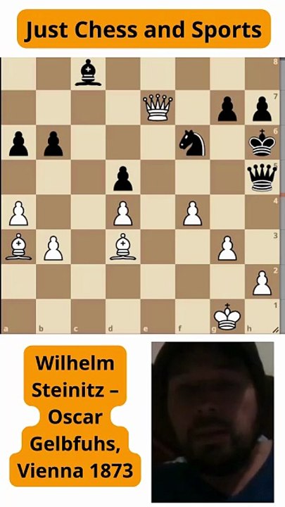 Wilhelm Steinitz vence a Gelbfuhs con un jaque mate de Boden (1873)