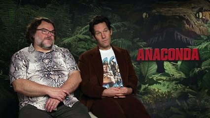 Anaconda's Jack Black & Paul Rudd talk their LONG friendship