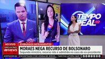 AGORA: Moraes nega recurso de Jair Bolsonaro que levaria caso do golpe ao plenário | TEMPO REAL