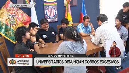 Estudiantes de la UMSS denuncian cobros excesivos del transporte público