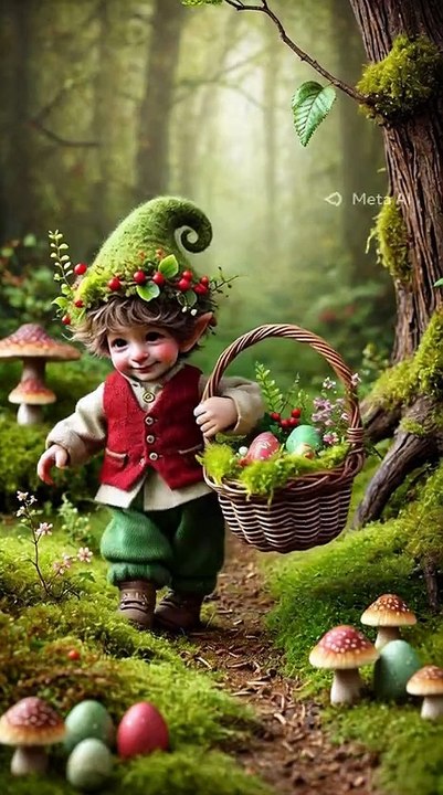 A Little Gnome’s Magical Walk 🍄 | Cozy Fairy World