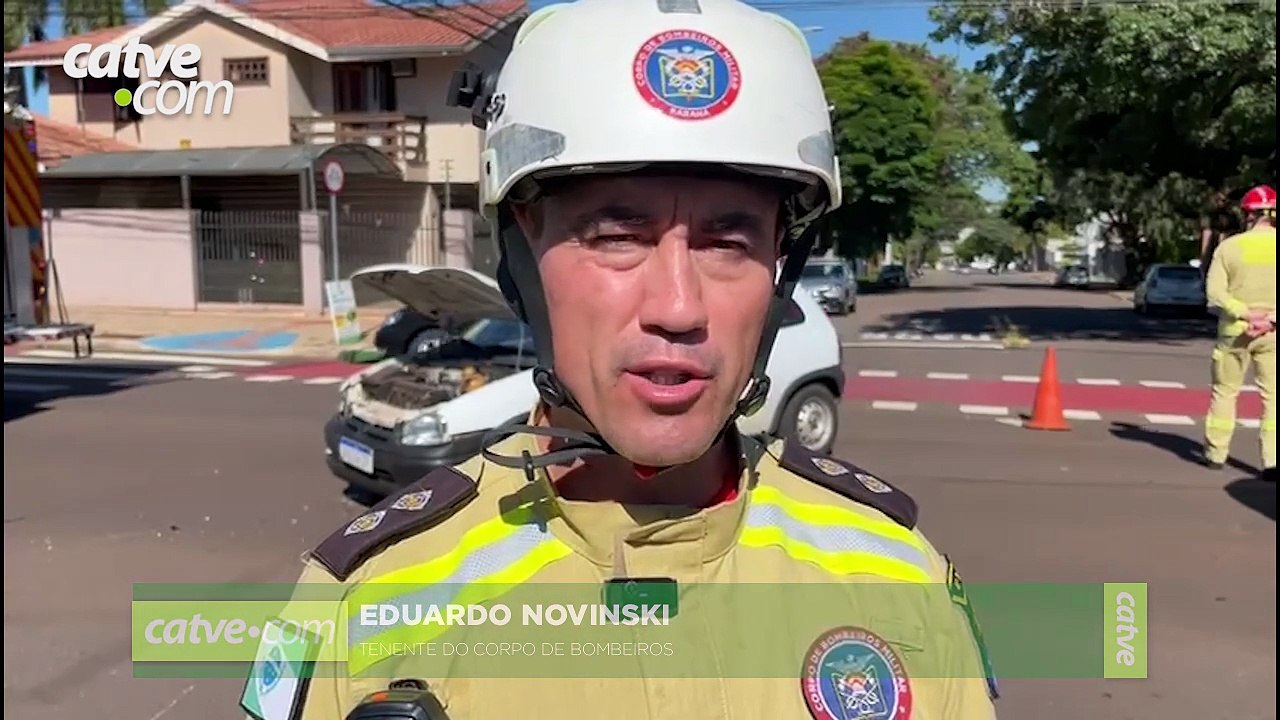 Bombeiros registram seis vítimas em acidente com capotamento em Cascavel