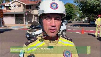 Bombeiros registram seis vítimas em acidente com capotamento em Cascavel