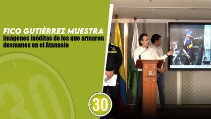 Fico Gutiérrez muestra imágenes inéditas de los que armaron desmanes en el Atanasio