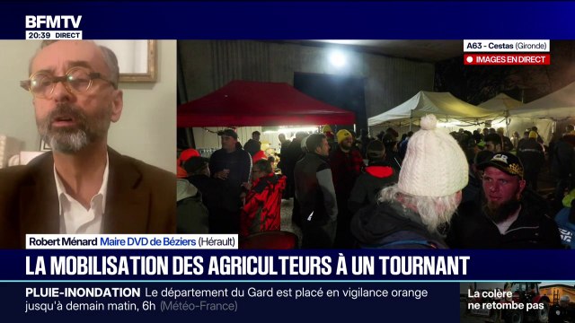 Crise agricole: Il y a un sentiment de désespoir, d'abandon , observe Robert Ménard, maire (DVD) de Béziers