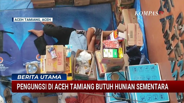 Tiga Pekan Usai Diterjang Banjir, Pengungsi di Aceh Tamiang Masih Bertahan Menanti Hunian Sementara