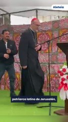 Cardenal Pizzaballa visita a los cristianos de Gaza