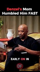 Denzel’s Mom Quickly Reminded Him Who He Really Was 😳 #denzelwashington