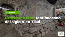 Descubren altar teotihuacano del siglo V en Tikal