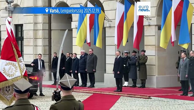 Katonai és gazdasági együttműködésekről egyeztetett Varsóban az ukrán és a lengyel elnök