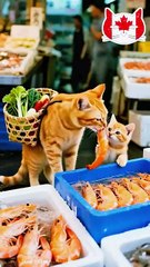 The Most Hardworking Cats! 🍜 Selling Udon to Save Friends | Cats From Canada #CatsFromCanada