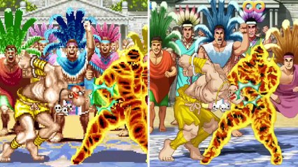 ALL SUPER MOVES - CLASSIC X HD - SIDE BY SIDE COMPARISON - Ultra Street Fighter II: The Final Challengers (USF2)