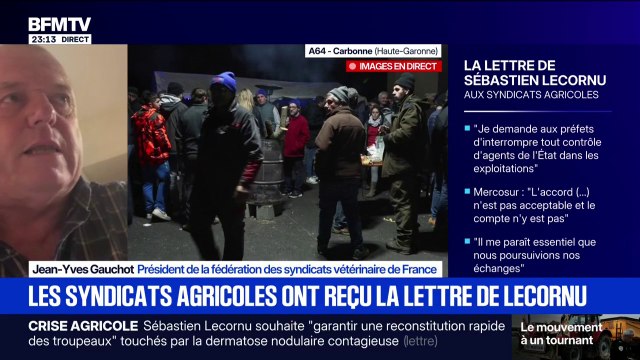 Colère des agriculteurs: La DNC a été un détonateur , observe Jean-Yves Gauchot, président de la fédération des syndicats vétérinaire de France