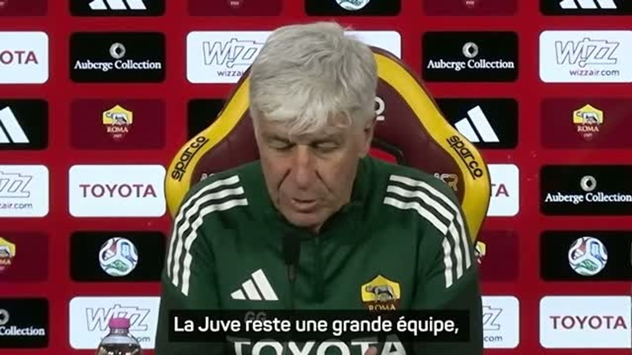 AS Rome - Gasperini : "La Juve veut toujours gagner, c'est dans son ADN"