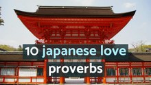 10 japanese love proverbs