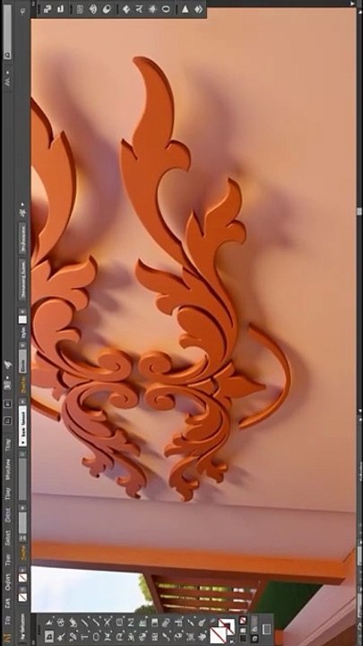 Tips desain ukiran #adobeillustrator