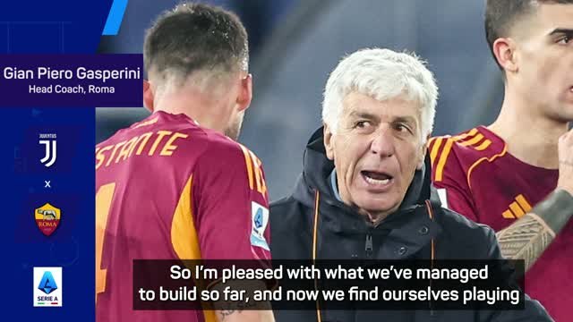 Gasperini happy to have chosen 'more difficult' Roma over Juventus