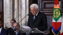 Mattarella: Grazie ai giornalisti, lavorano per pluralismo