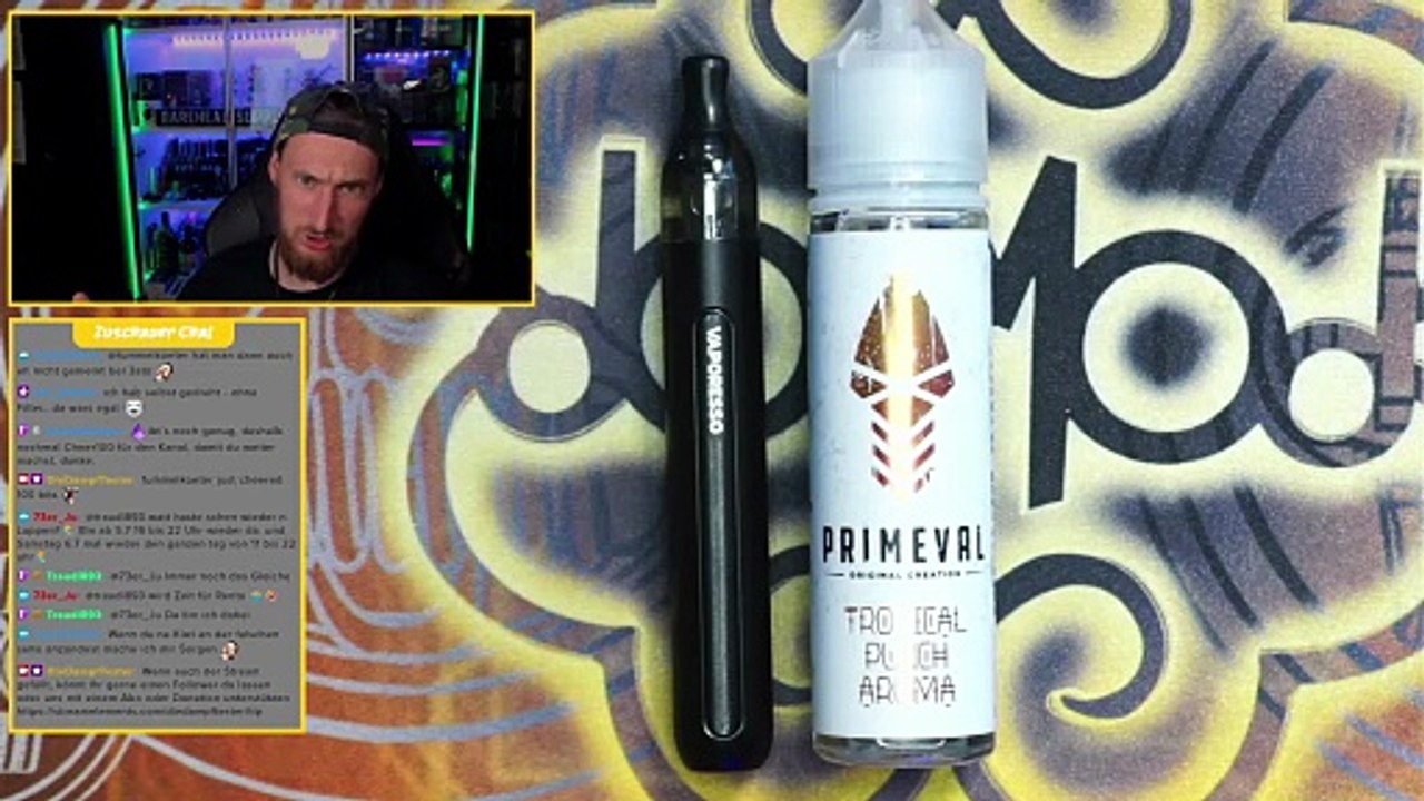 Primeval Tropical Punch Aroma Geschmackstest