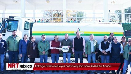 Entrega Emilio de Hoyos nuevo equipo para SIMAS
