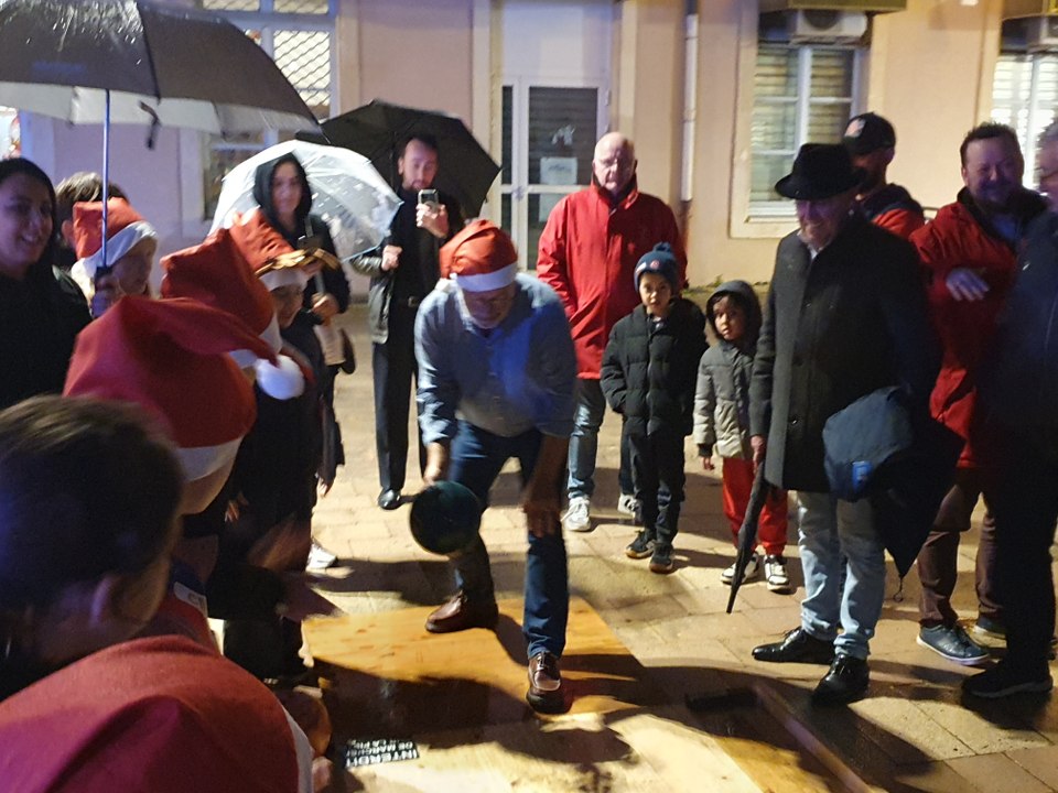 Inauguration de la piste de Bowling