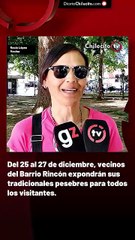 Del 25 al 27 de diciembre, vecinos del Barrio Rincón expondrán sus tradicionales pesebres para todos los visitantes.