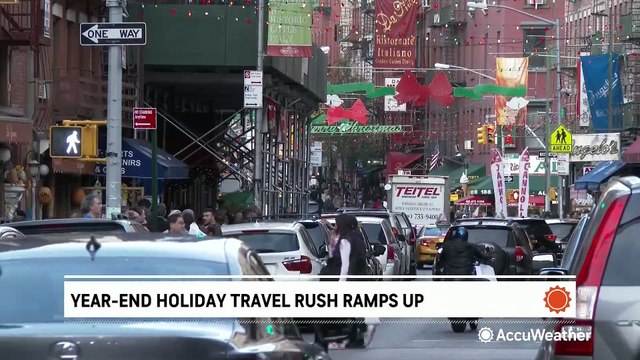 Year-end holiday travel rush ramps up