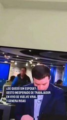 Incómodo momento en vivo: trabajador casado intenta besar a colega en plena transmisión