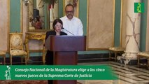 Consejo Nacional de la Magistratura elige a los cinco nuevos jueces de la Suprema Corte de Justicia