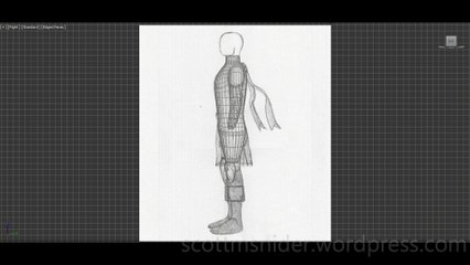 Flame: 3DS MAX Practice Polygon Modeling Model Video #22 (12-19-2025)