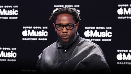 Kendrick Lamar and SZA perform at Top Dawg Entertainment’s Christmas giveback event