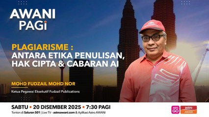 AWANI Pagi: Plagiarisme | Antara etika penulisan, hak cipta, cabaran AI