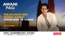AWANI Pagi: Perjalanan Seni Sharul Kamal Sepanjang 10 Tahun