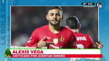 Alexis Vega criticado por aventar dinero