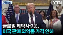 글로벌 제약사 9곳 미국에 약값 인하...트럼프 '관세 압박'에 백기 / YTN