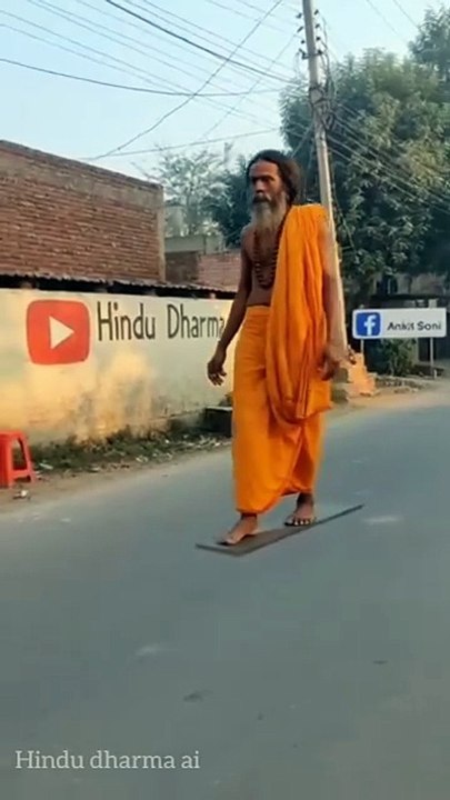 Naga Sadhu Unbelievable power 🤯 by Naga Sadhu || har har Mahadev || ai generated video.
